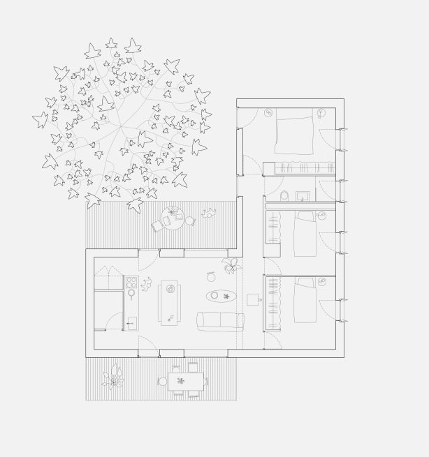 La maison autour de l&rsquo;arbre - Figura Studio